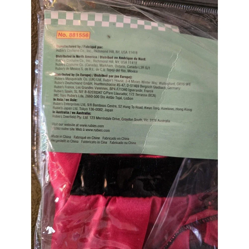 Rubie's Baby Ladybug Halloween Costume 6M 12M Months 4 Piece New in Package C5
